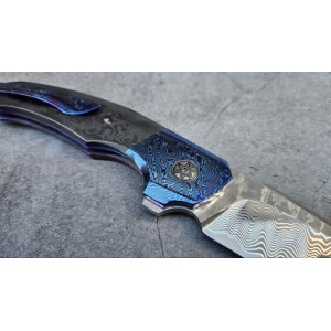 RAPTOR S125V авторський складаний ніж ручної роботи GRYFON KNIVES, сталь CPM S125V в обкладках з нерждамаску, 65 HRC. Photo 3